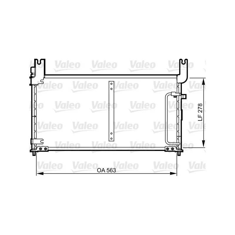 Condenseur, climatisation VALEO 814305