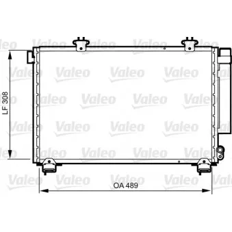 Condenseur, climatisation VALEO 814307