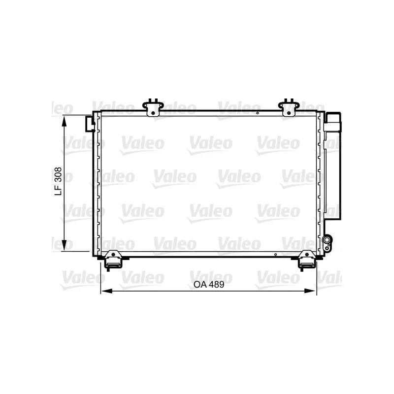 Condenseur, climatisation VALEO 814307