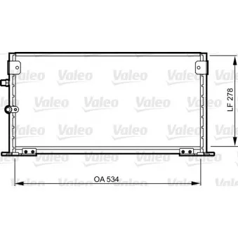 Condenseur, climatisation VALEO 814308