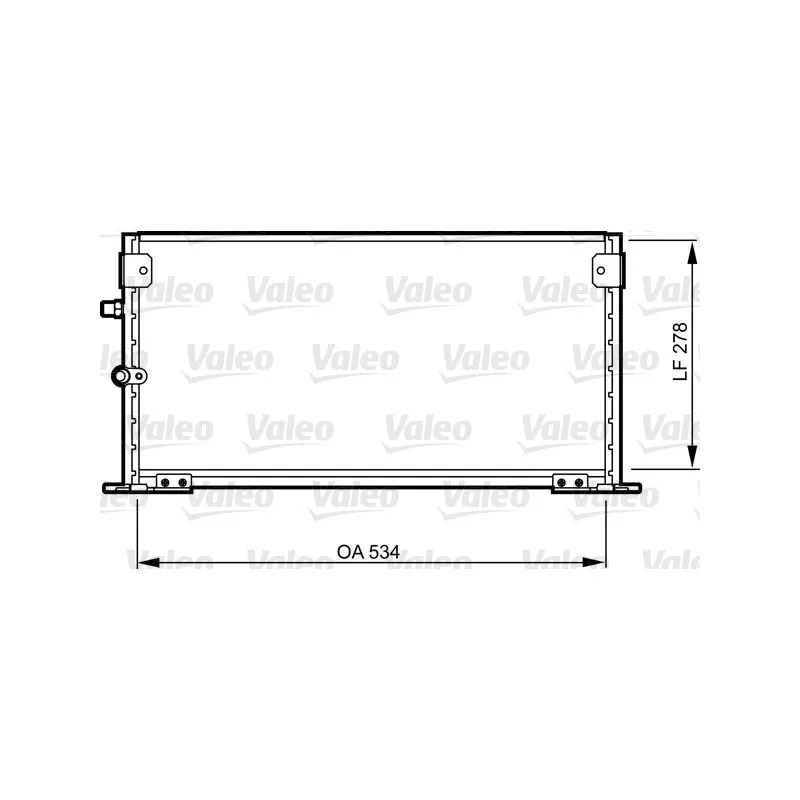 Condenseur, climatisation VALEO 814308