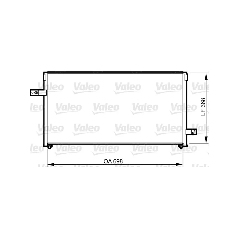 Condenseur, climatisation VALEO 814311
