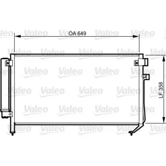 Condenseur, climatisation VALEO 814312