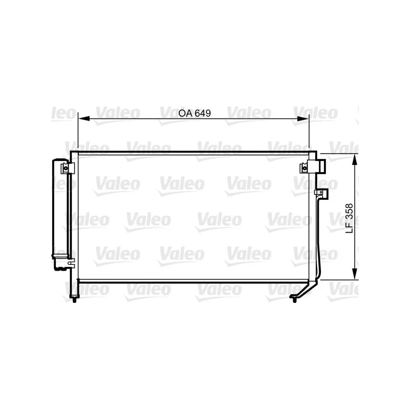 Condenseur, climatisation VALEO 814312