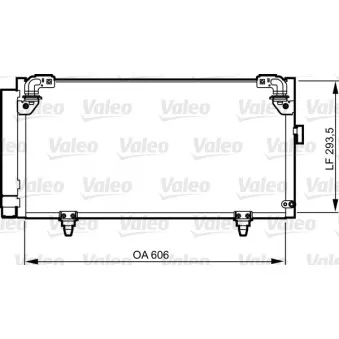 Condenseur, climatisation VALEO 814314