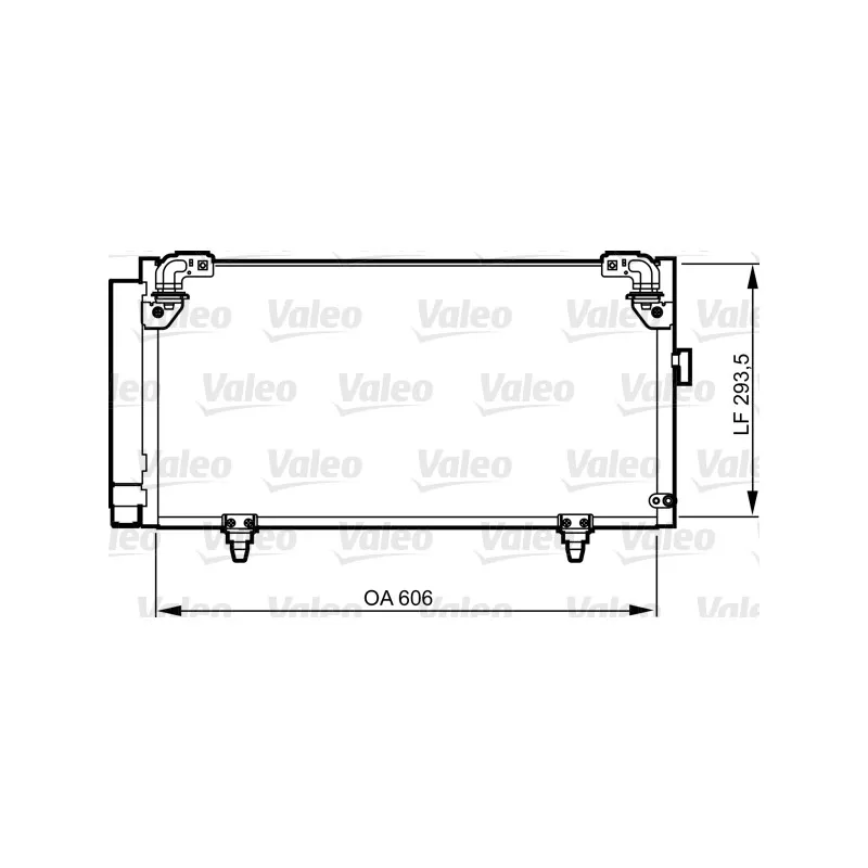 Condenseur, climatisation VALEO 814314