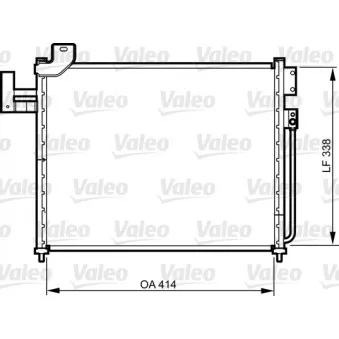 Condenseur, climatisation VALEO 814316