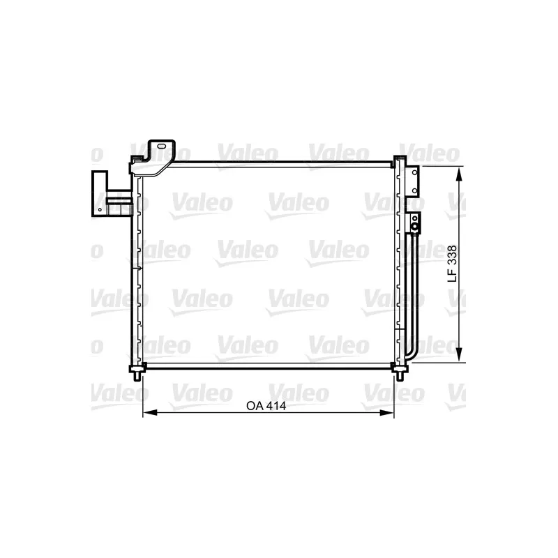 Condenseur, climatisation VALEO 814316
