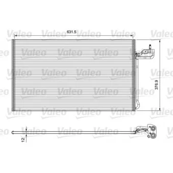 Condenseur, climatisation VALEO 814322