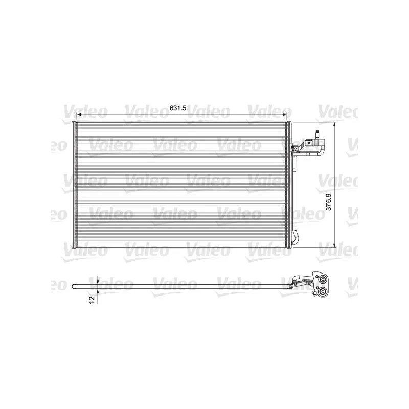 Condenseur, climatisation VALEO 814322