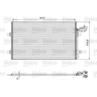 Condenseur, climatisation VALEO 814324