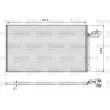 Condenseur, climatisation VALEO 814325 - Visuel 1