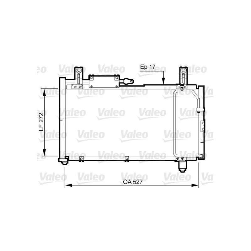 Condenseur, climatisation VALEO 814327