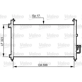 Condenseur, climatisation VALEO 814333
