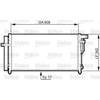 Condenseur, climatisation VALEO 814350