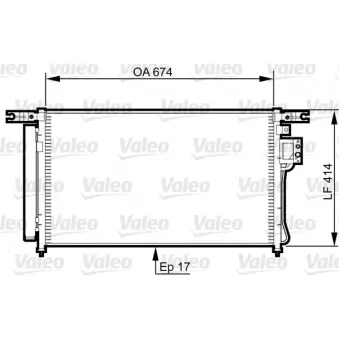 Condenseur, climatisation VALEO 814353