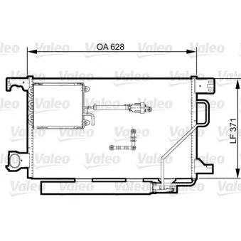 Condenseur, climatisation VALEO 814368