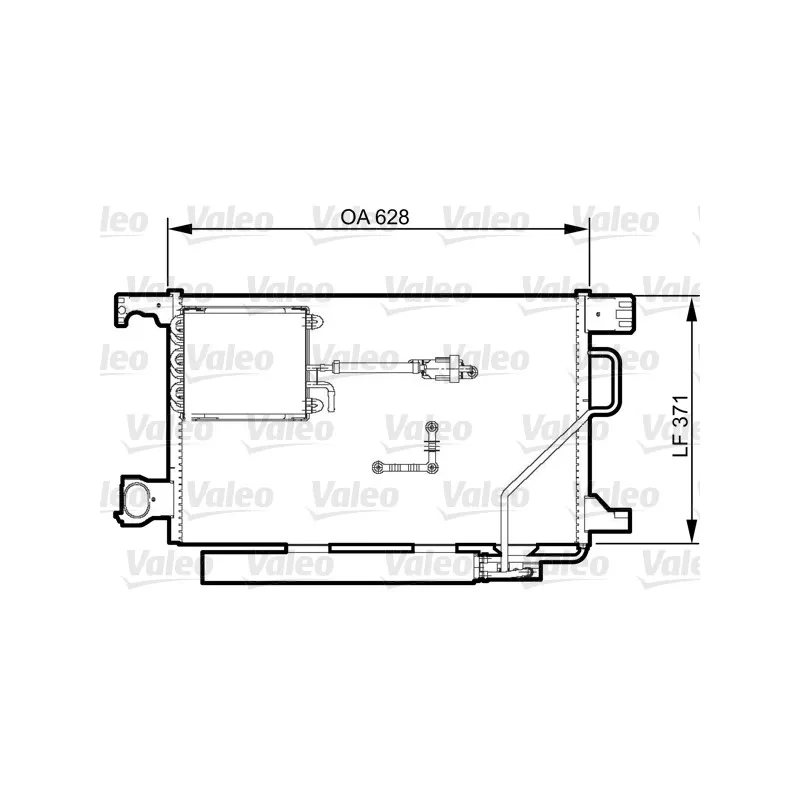 Condenseur, climatisation VALEO 814368