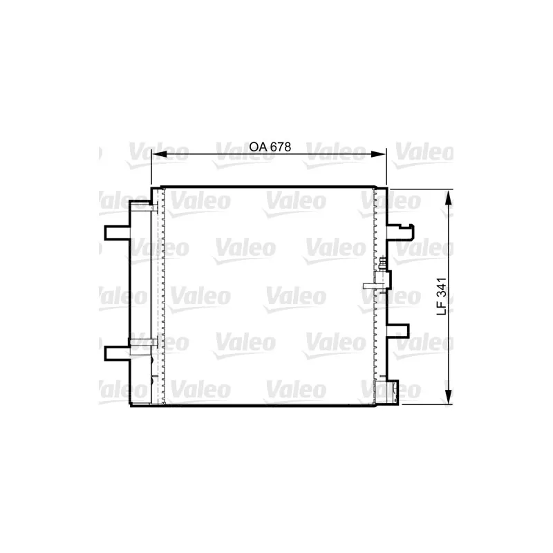 Condenseur, climatisation VALEO 814370