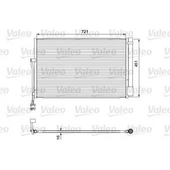 Condenseur, climatisation VALEO 814379