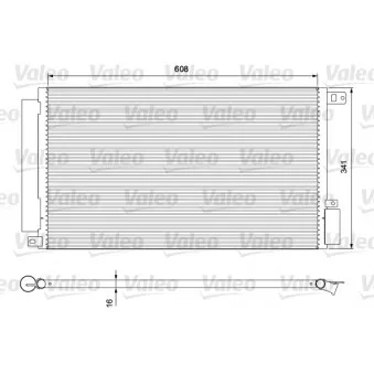 Condenseur, climatisation VALEO 814380
