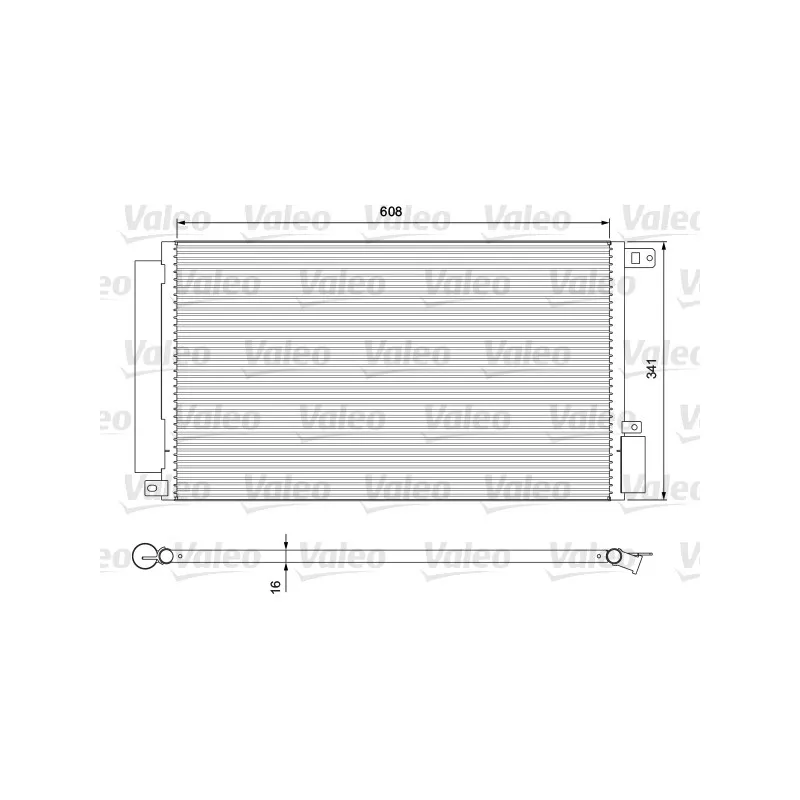 Condenseur, climatisation VALEO 814380