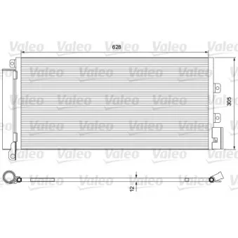 Condenseur, climatisation VALEO 814385