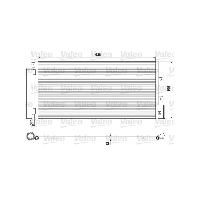 Condenseur, climatisation VALEO 814385