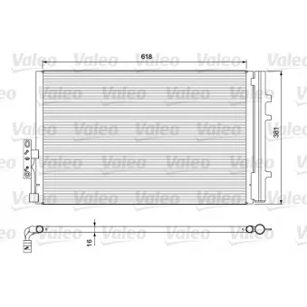 Condenseur, climatisation VALEO 814386