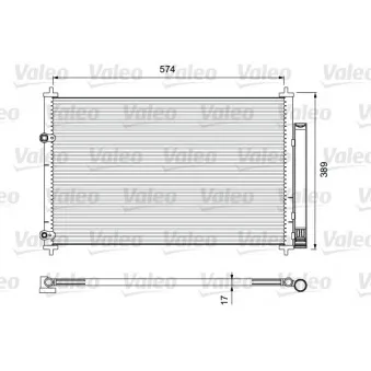 Condenseur, climatisation VALEO