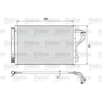 Condenseur, climatisation VALEO 814394