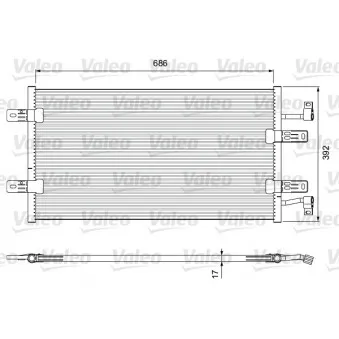 Condenseur, climatisation VALEO 814398