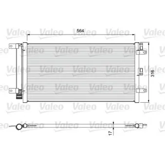 Condenseur, climatisation VALEO 814401