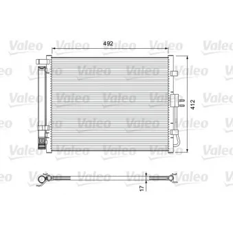 Condenseur, climatisation VALEO 814402