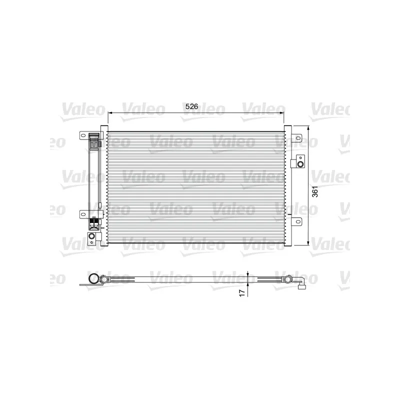 Condenseur, climatisation VALEO 814405