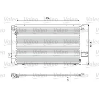 Condenseur, climatisation VALEO 814414