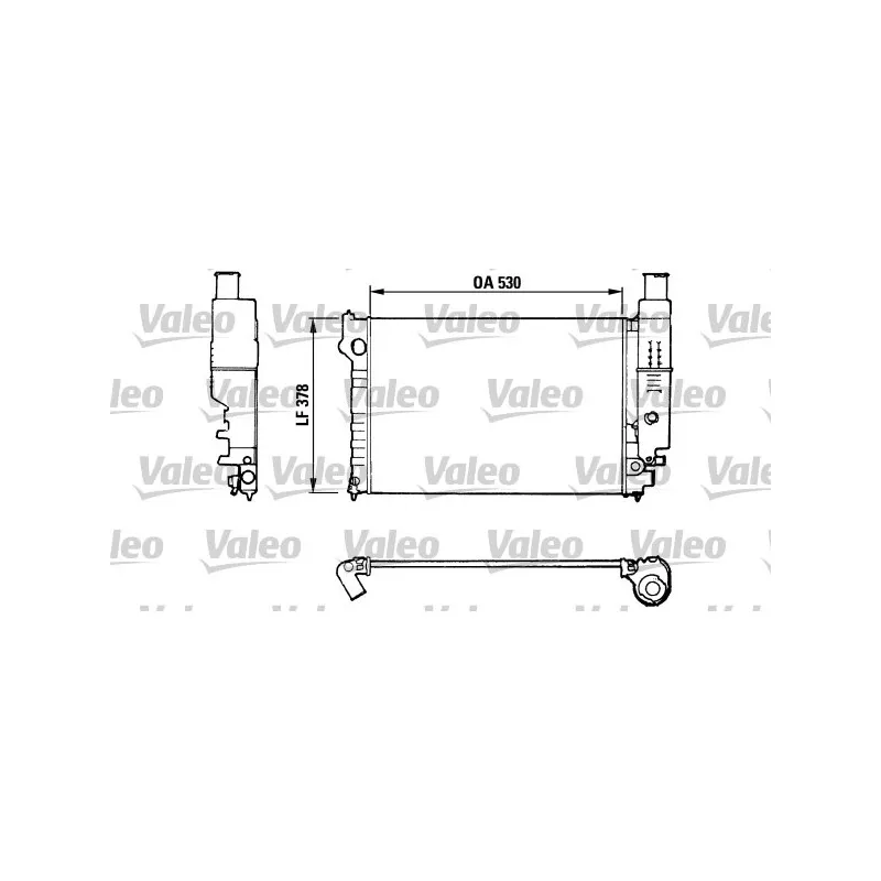Radiateur, refroidissement du moteur VALEO 816554