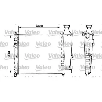 Radiateur, refroidissement du moteur VALEO 816555