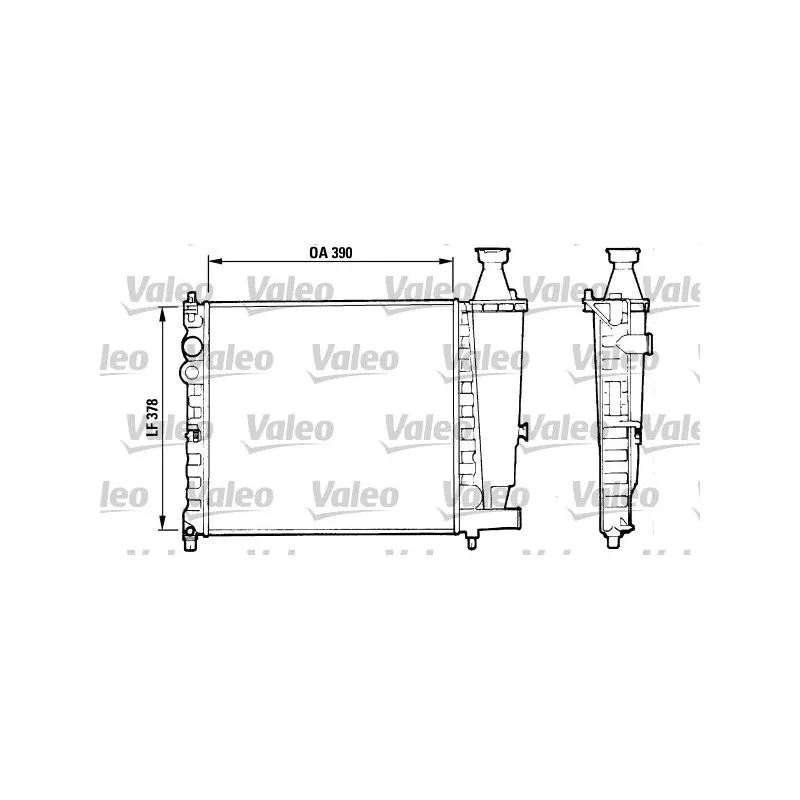 Radiateur, refroidissement du moteur VALEO 816555