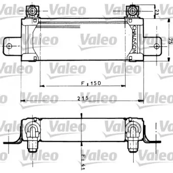 Radiateur d'huile VALEO 816590