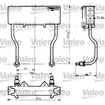 Radiateur d'huile VALEO 816597