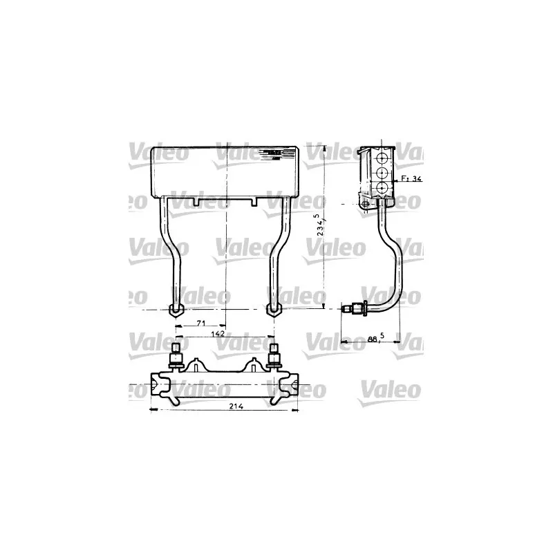 Radiateur d'huile VALEO 816597