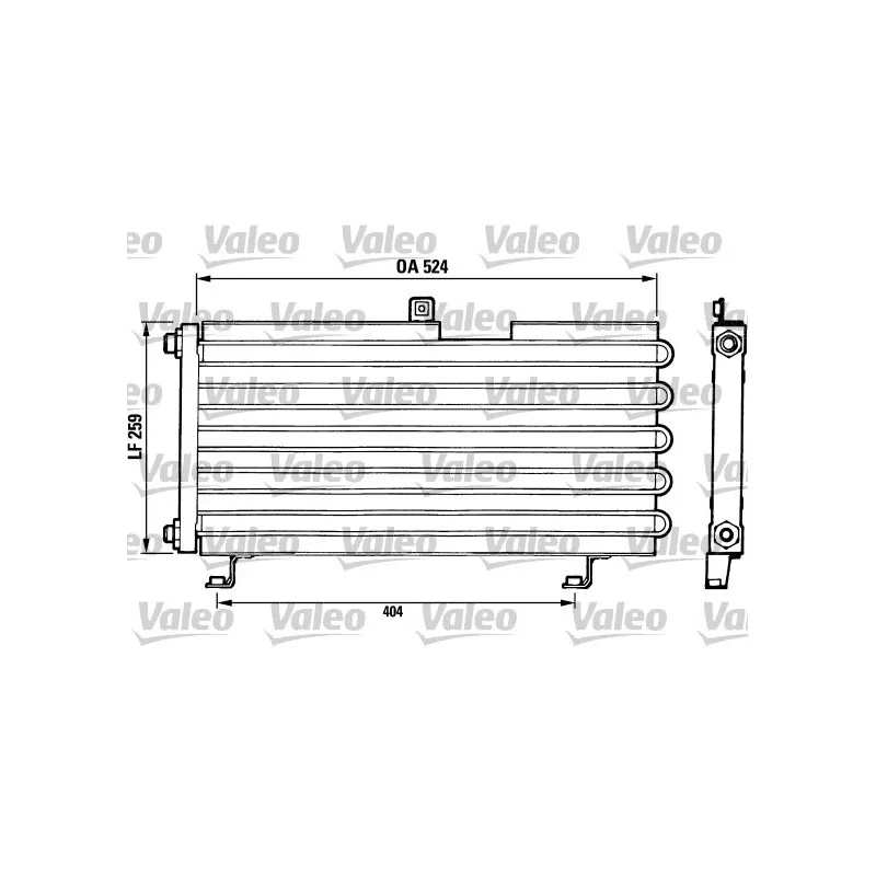 Condenseur, climatisation VALEO 816634