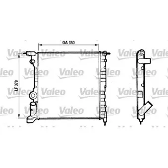 Radiateur, refroidissement du moteur VALEO 816656
