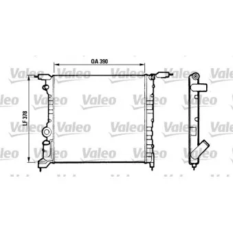 Radiateur, refroidissement du moteur VALEO 816657