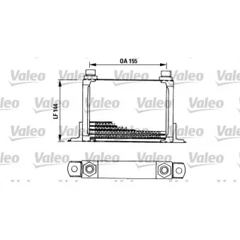 Radiateur d'huile VALEO 816666