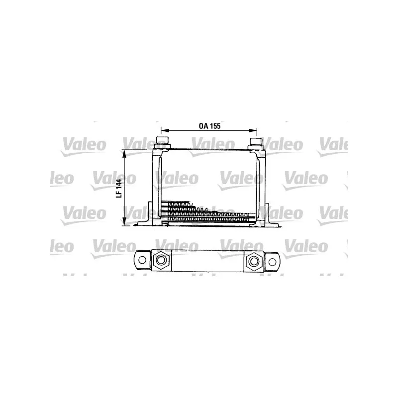 Radiateur d'huile VALEO 816666