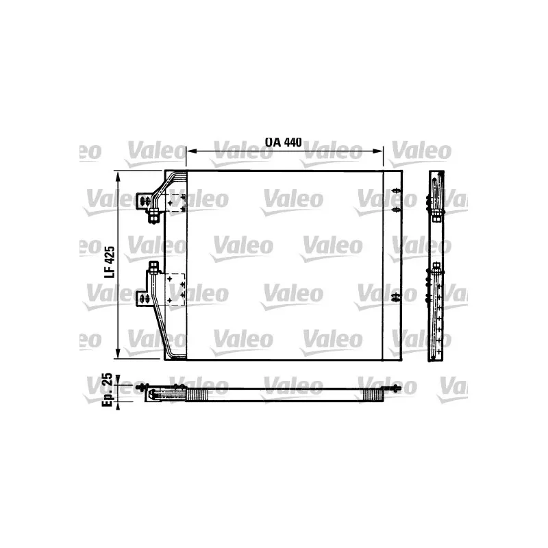 Condenseur, climatisation VALEO 816678