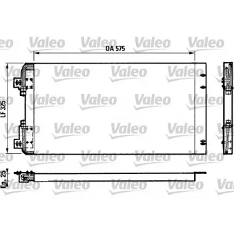 Condenseur, climatisation VALEO 816681