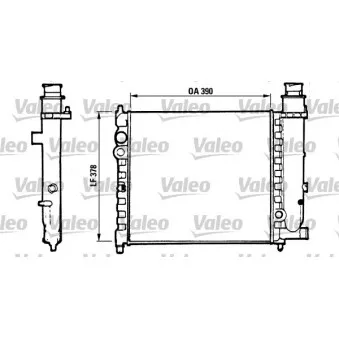 Radiateur, refroidissement du moteur VALEO 816700